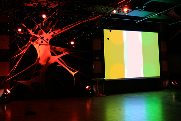 Flag animation by Monika Oechsler at Dialog Festival